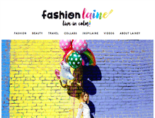 Tablet Screenshot of fashionlaine.com